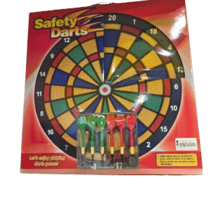 Jeu de Fléchettes Sécurisé Safety Darts pour Enfants – Jouet avec Flèches Souples | Prix Tunisie
