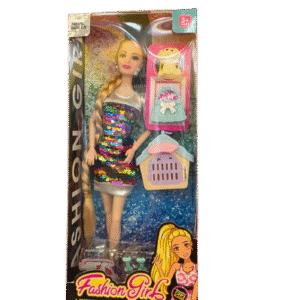 Poupée Fille Classique – Jouet d’Imitation avec Accessoires – Prix Tunisie