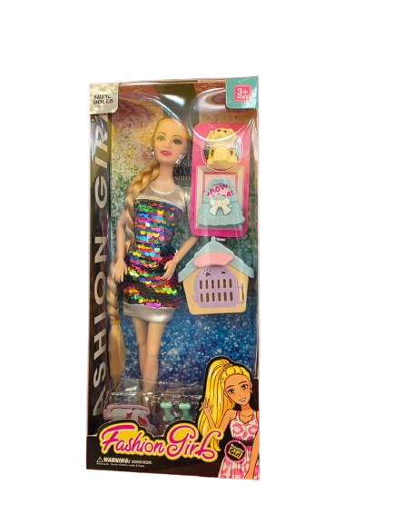 Poupée Fille Classique – Jouet d’Imitation avec Accessoires – Prix Tunisie