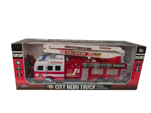 Camion de Pompier Jouet pour Enfant – Pompier Truck avec Effets Sonores et Échelle | Prix Tunisie