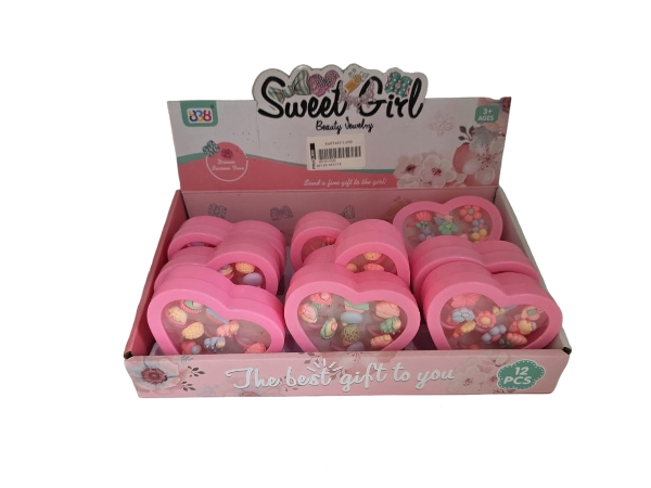 Sweet Girl Beauty Jewelry Set – Ensemble Bijoux Enfant pour Jeu de Rôle & Fête | Prix Tunisie