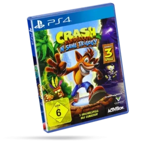 Crash Bandicoot N. Sane Trilogy PS4 – Compilation remasterisée des jeux de plateforme cultes avec graphismes HD | Crash Bandicoot Tunisie