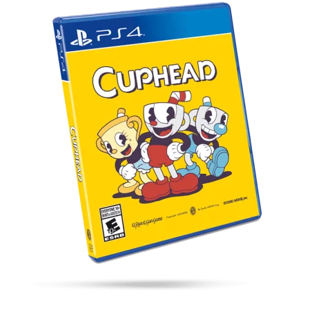 Cuphead PS4 – Jeu de Plateforme Rétro et Boss Fous au Style Dessin Animé