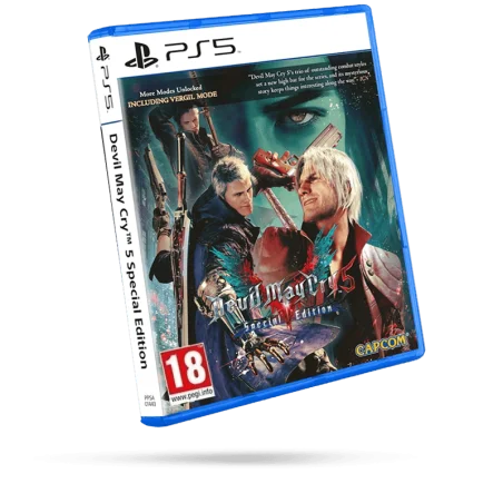 Devil May Cry 5 Special Edition PS5 – Action hack’n slash stylée et intense avec contenu exclusif | Devil May Cry Tunisie