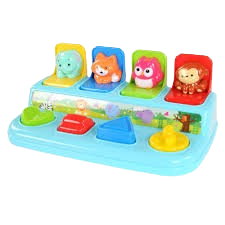 Pop-Up Animals – Jeu Pop‑Up Animaux Interactif Bébé | Prix Tunisie