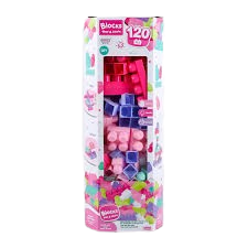 Jeu de Construction ToyMart 120 Pièces – Blocs Éducatifs et Créatifs pour Enfants