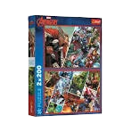 Puzzle Avengers 2×200 pièces – Trefl Defenders of the World | Prix Tunisie