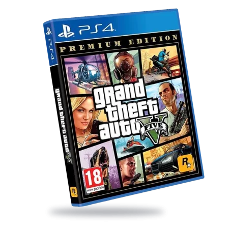 GTA 5 - Grand Theft Auto V : Édition Premium PS4 – Action et Monde Ouvert Ultime