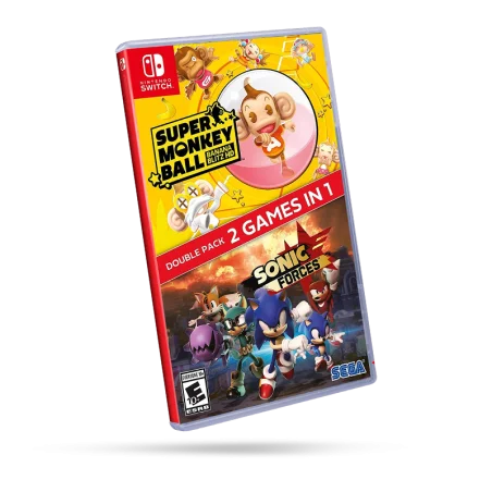 Pack double Sonic Forces + Super Monkey Ball: Banana Blitz HD Nintendo Switch Tunisie