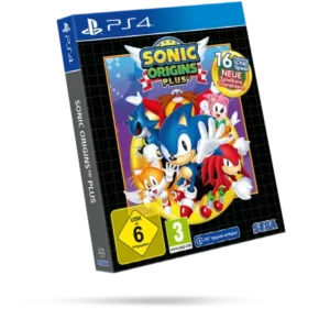Sonic Origins Plus PS4 – Compilation rétro améliorée avec jeux classiques Sonic, contenu bonus et personnages jouables | Sonic Tunisie