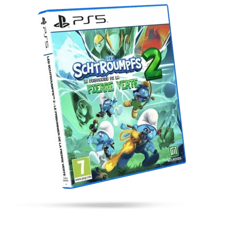 The Smurfs 2: The Prisoner of the Green Stone PS5 – Aventure 3D magique et colorée dans l’univers des Schtroumpfs | Schtroumpfs Tunisie