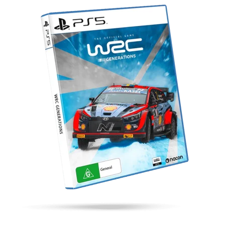 WRC Generations PS5 – Simulation de rallye ultime avec voitures hybrides et circuits officiels | WRC Tunisie